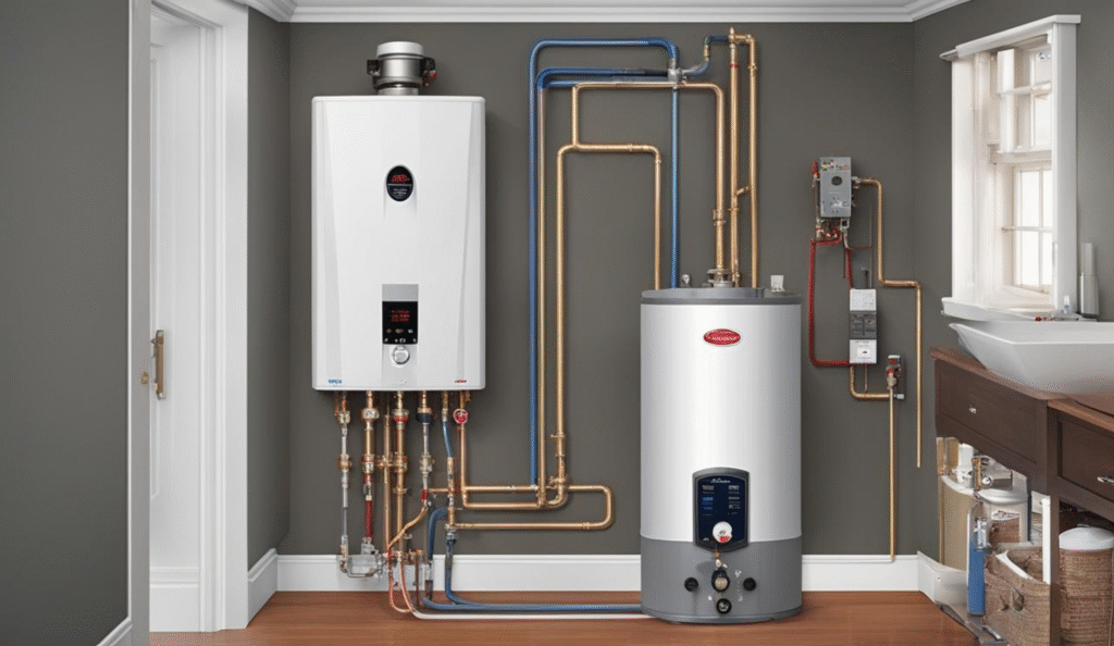 Tankless and traditional water heaters