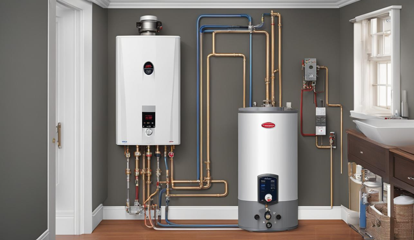 Tankless and traditional water heaters