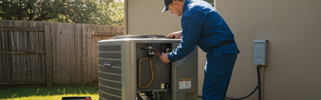 Heat pump maintenance for a Massachusetts home